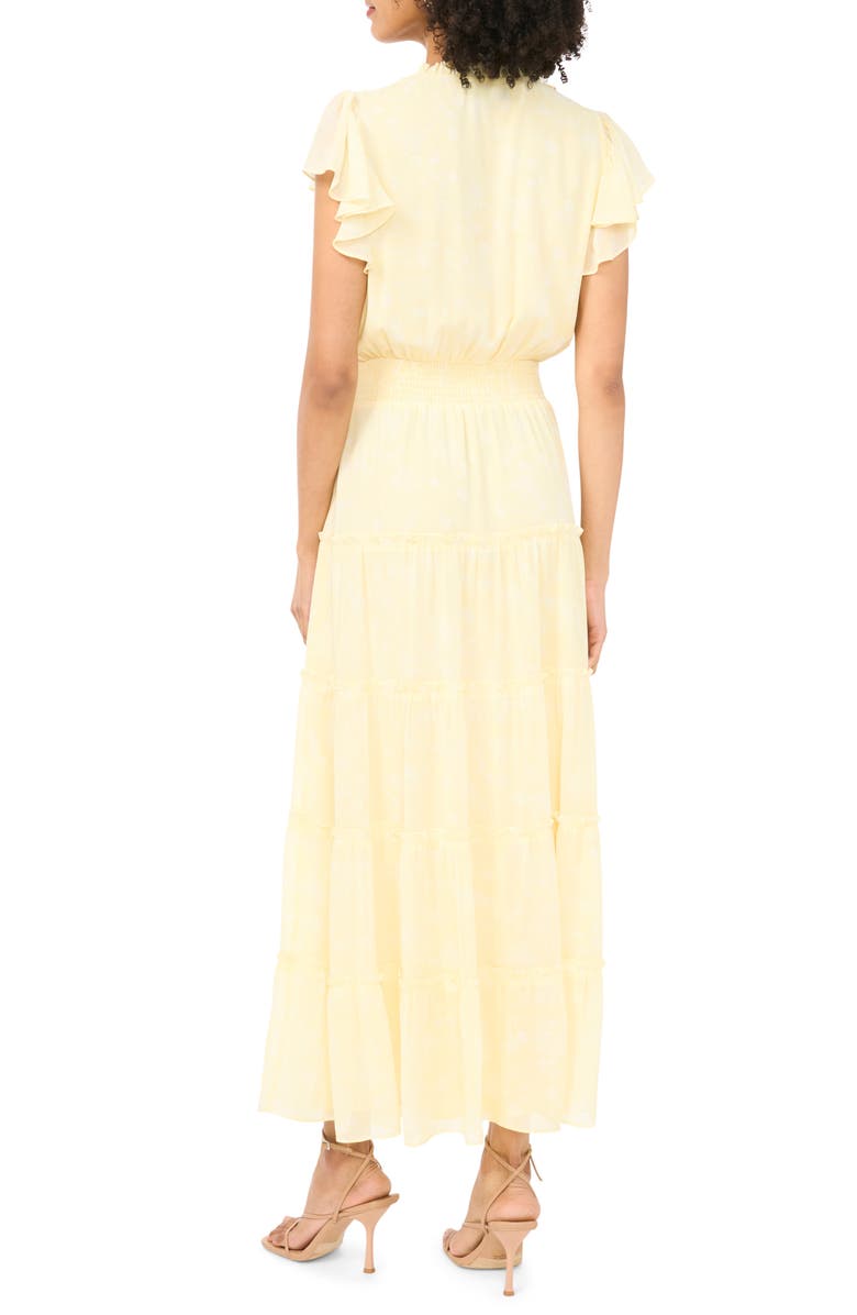 1.STATE Smocked Neck Tiered Maxi Dress, Alternate, color, Pastel Yellow