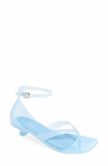 Gummy Ankle Strap Sandal