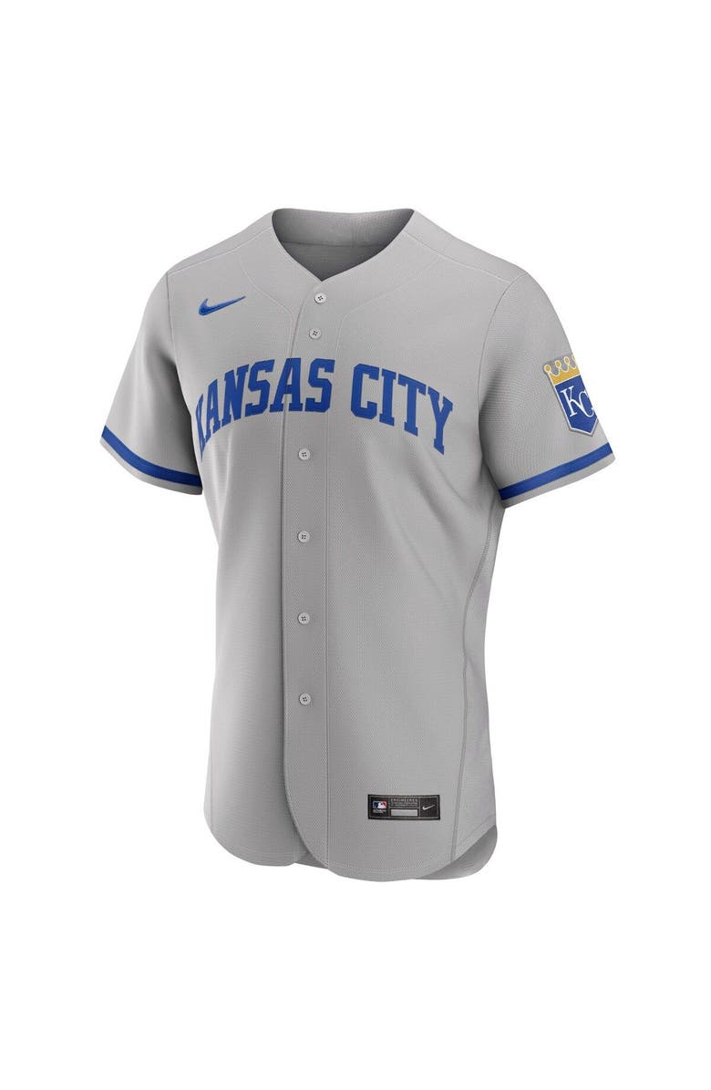 Nike Men's Nike Gray Kansas City Royals 2022 Road Authentic Jersey, Alternate, color, Gray