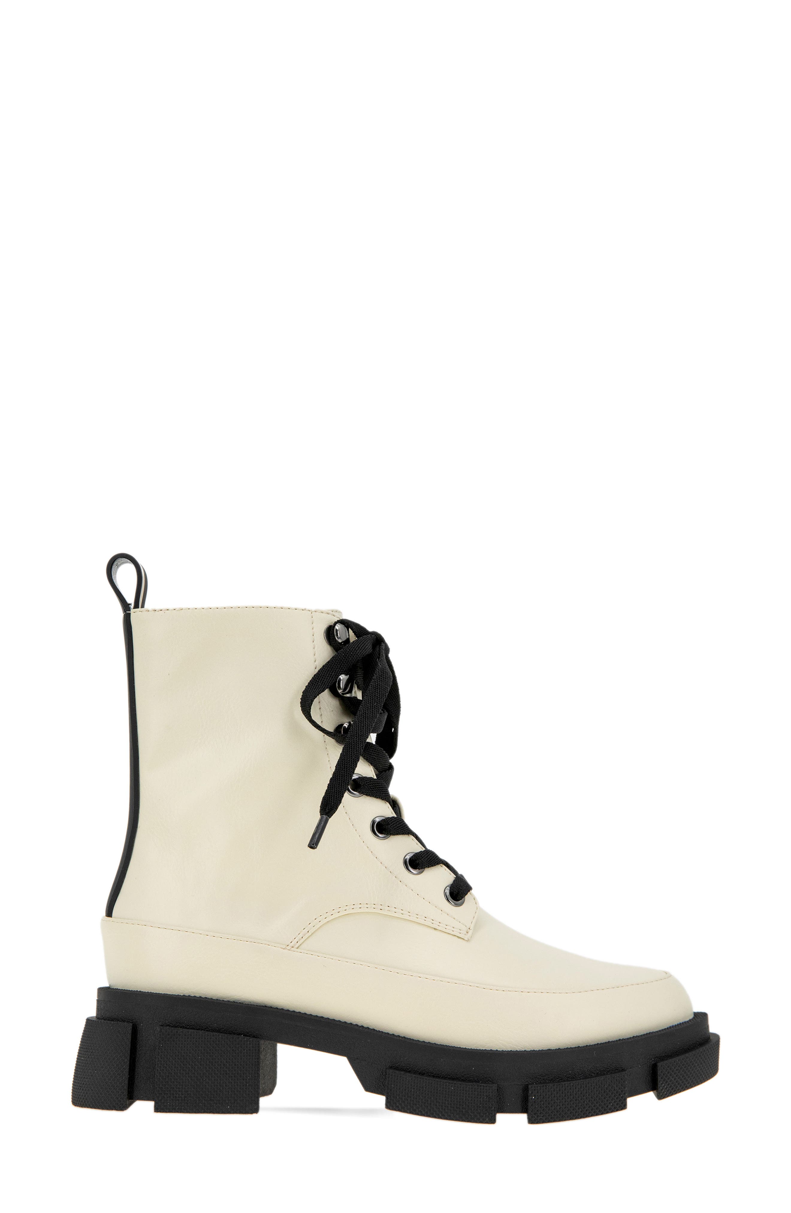 Ander Lace-Up Combat Boot, Alternate, color, BIANCA