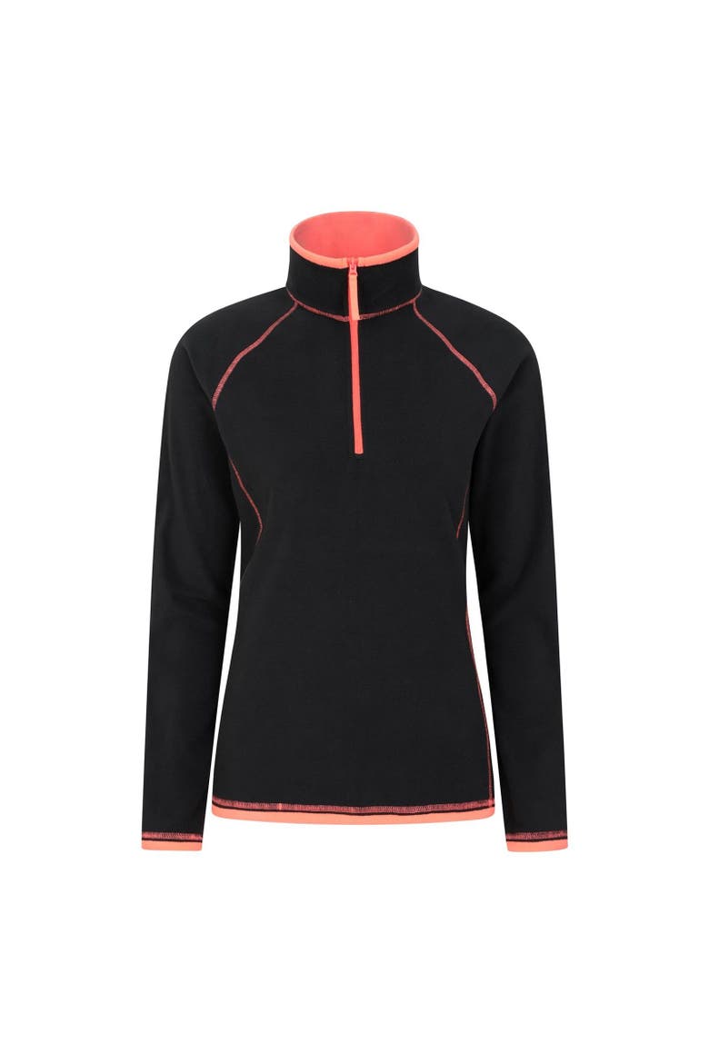 Montana Half Zip Fleece Top, Main, color, Jet Black