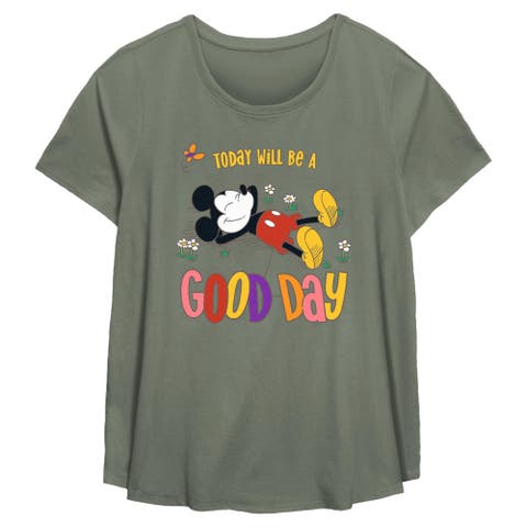 Women's Mickey & Friends Today Will Be a Good Day  Graphic T-Shirt