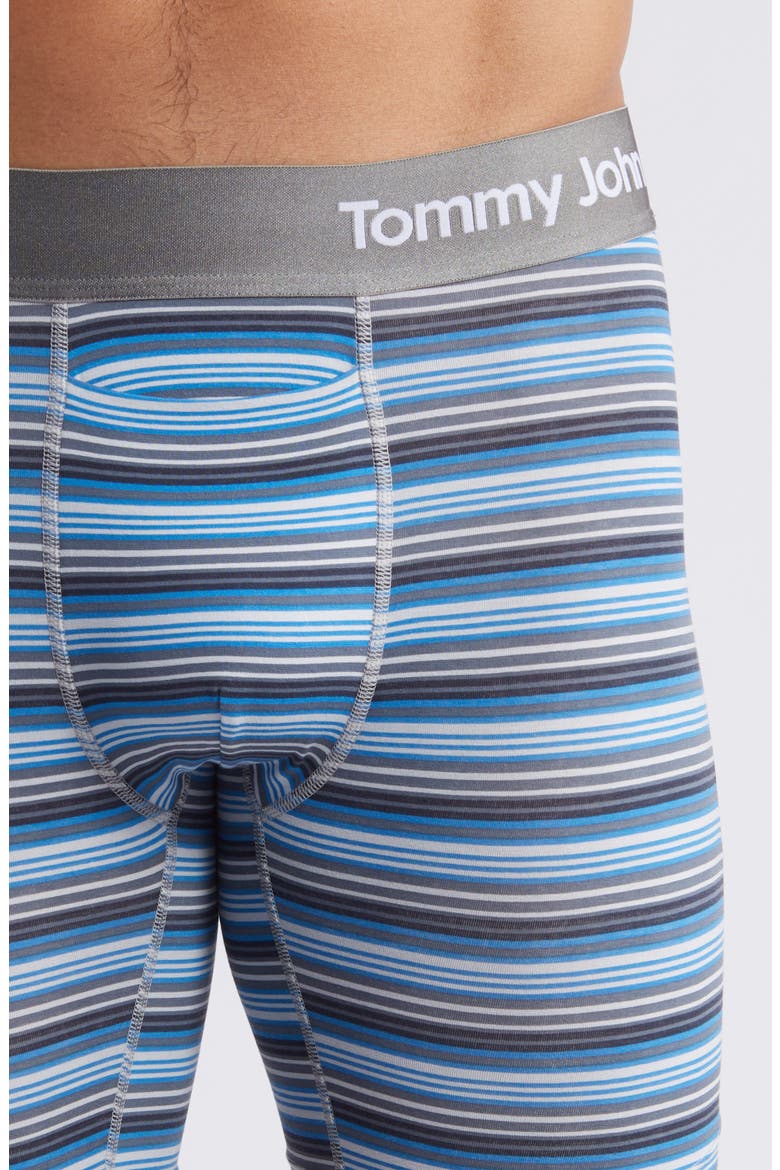 2-Pack Cool Cotton 6-Inch Boxer Briefs, Alternate, color, MICRO CHIP STRIPE/ BLACK