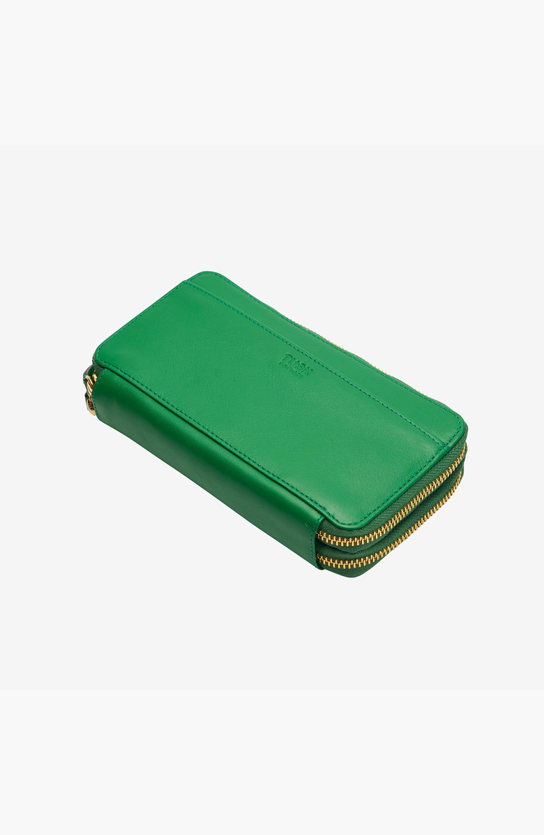 Tusk Joy Double Zip Wallet, Alternate, color, Emerald