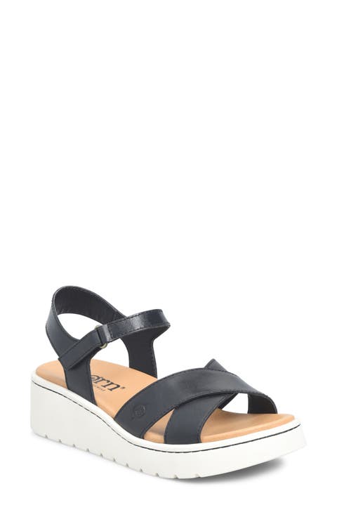 Katrina Ankle Strap Platform Wedge Sandal (Women)