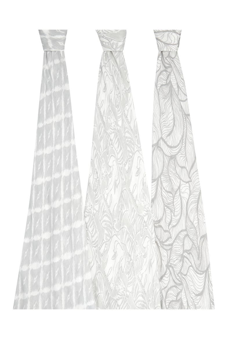 3-Pack Silky Soft Swaddling Cloths, Alternate, color, CULTURE CLUB