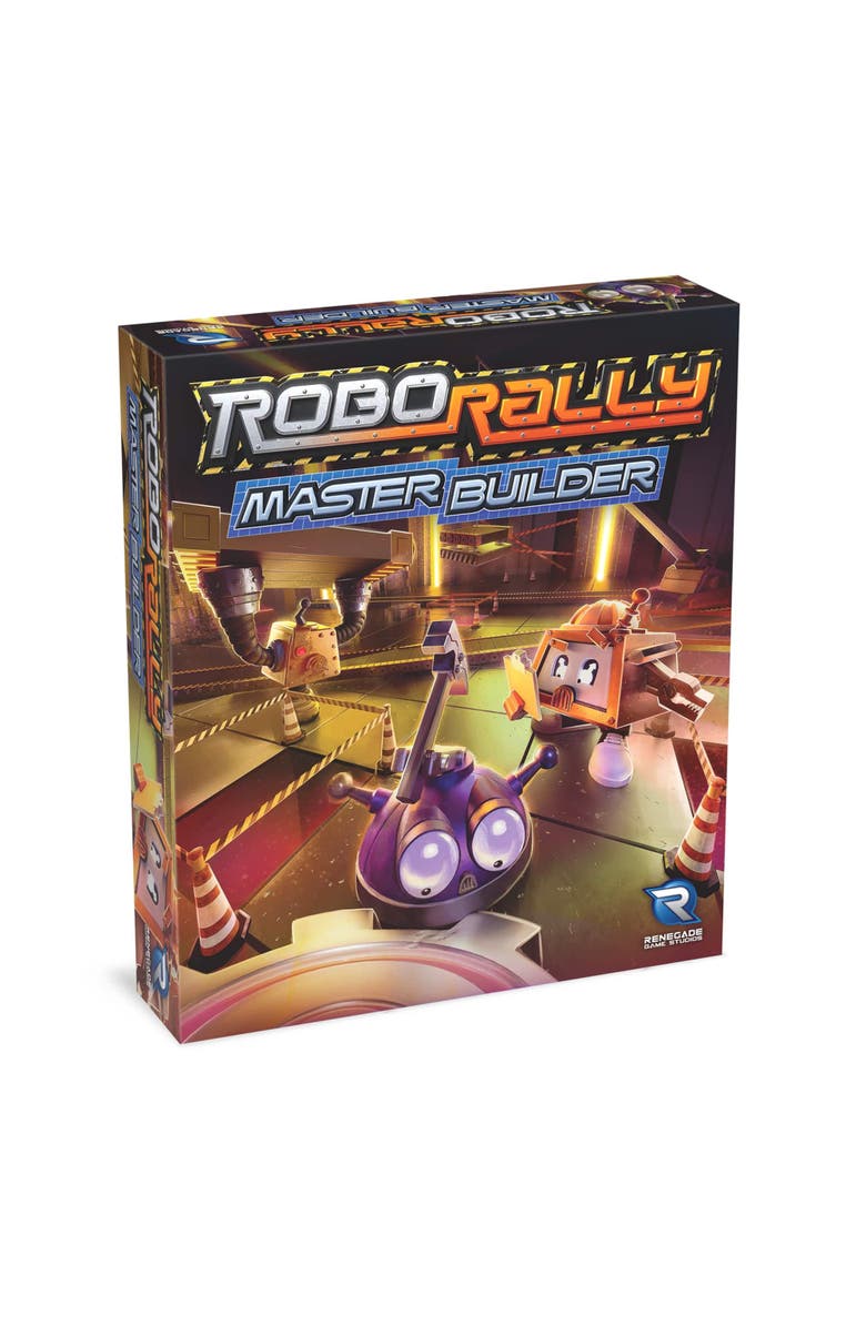 Renegade Game Studios Robo Rally, Master Builder Expansion, Ages 12+, Main, color, Multicolored