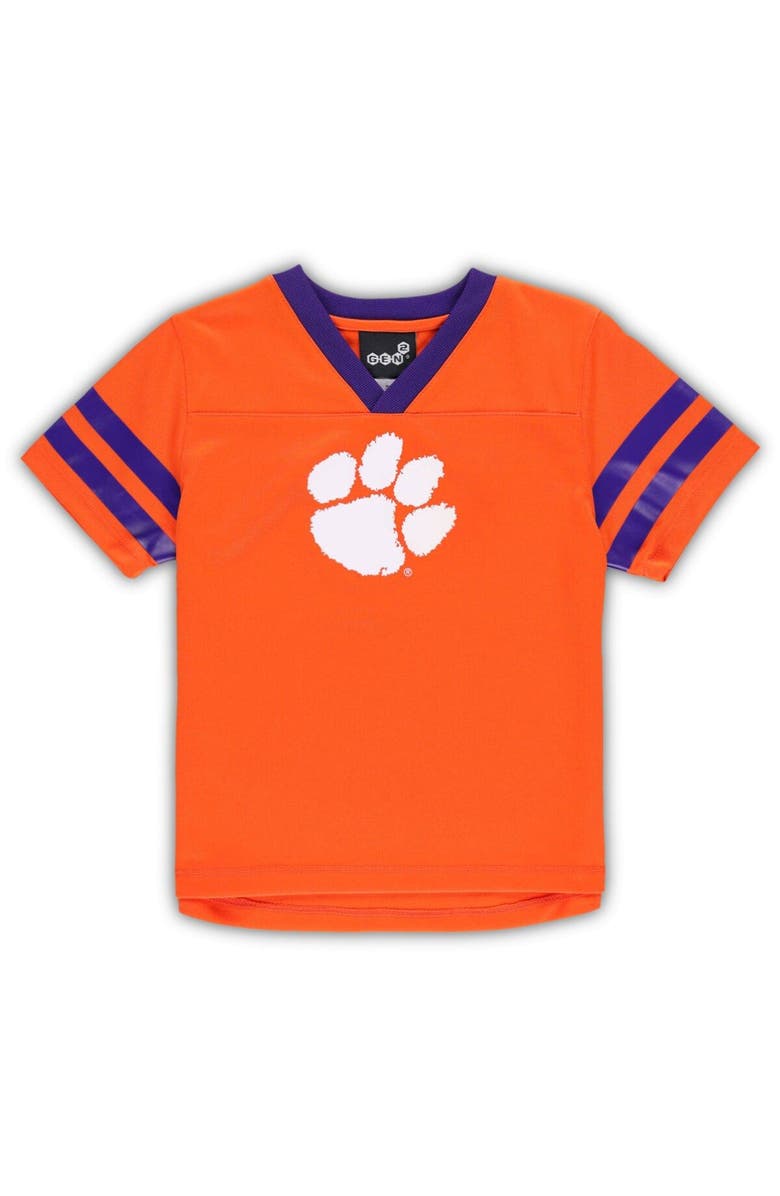 Outerstuff Toddler Orange/Purple Clemson Tigers Red Zone Jersey & Pants Set, Alternate, color, Orange
