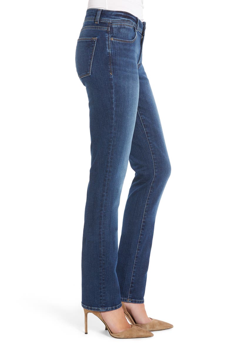 Coco Curvy Straight Leg Jeans, Alternate, color, PACIFIC