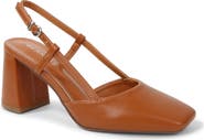 BERNESS Calla Faux Leather Slingback Pump