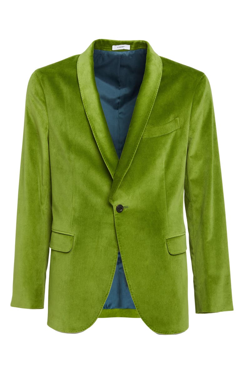 Boglioli Shawl Collar Stretch Velveteen Dinner Jacket, Alternate, color, 