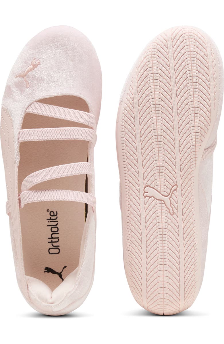 PUMA Kids' Speedcat Ballet Velvet Sneaker, Alternate, color, Jasmine Flower