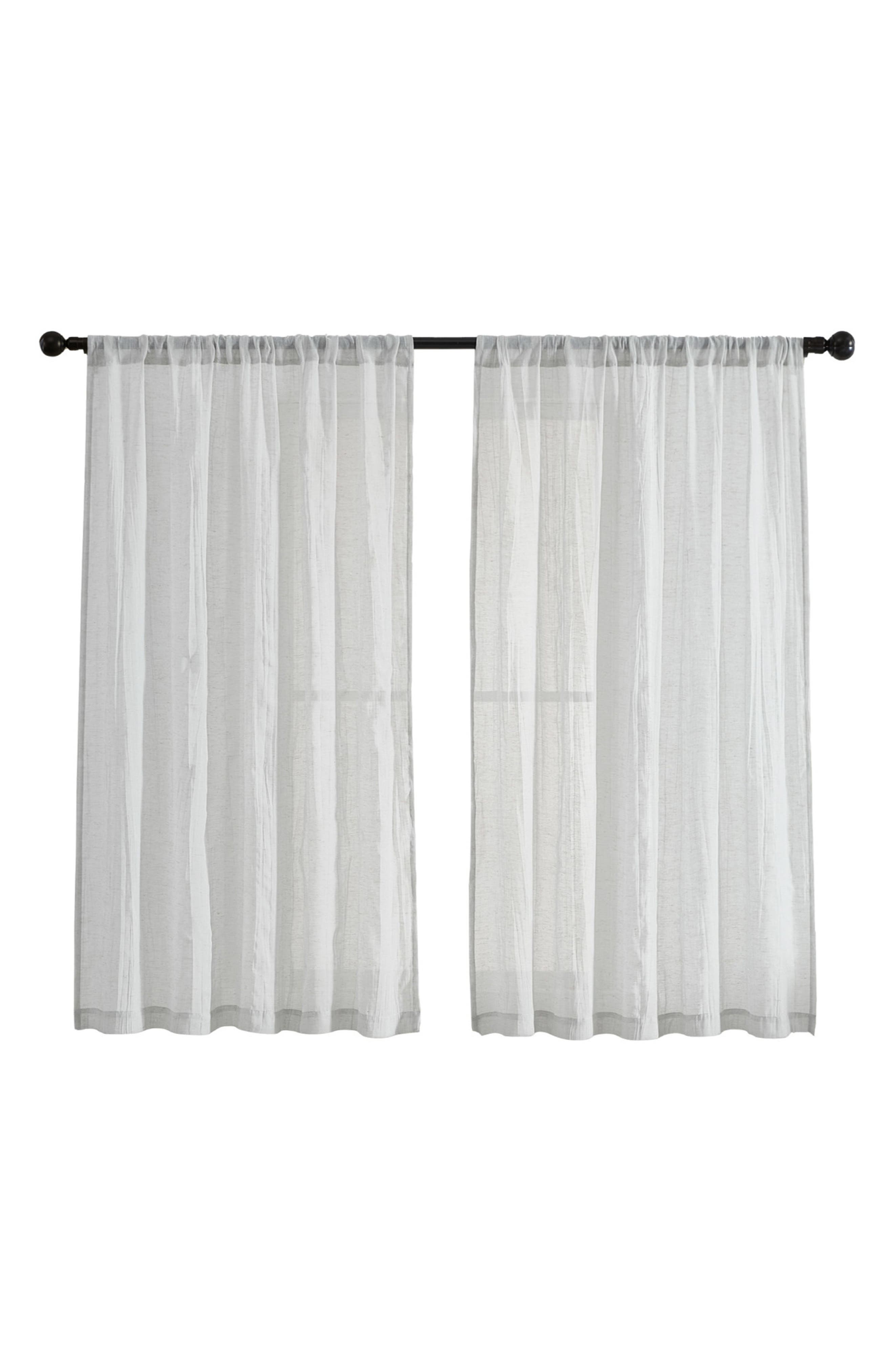 French Connection Charter Crushed Set of 2 Curtain Panels