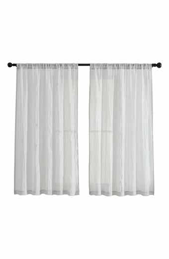 French Connection Charter Crushed Set of 2 Curtain Panels