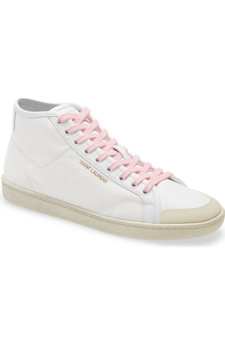 Saint Laurent SL/39 Organic Cotton Sneaker, Main, color,