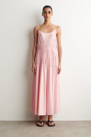COS Gathered Jersey Midi Dress