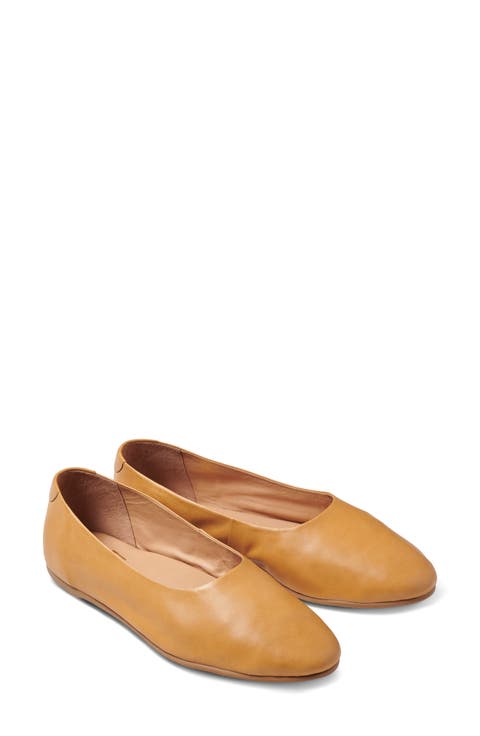 Swiftlet Leather Ballet Slipper