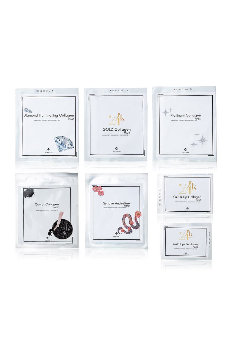 MARTINNI MASKS You're Fancy 7-Piece Mask Set, Alternate, color, 