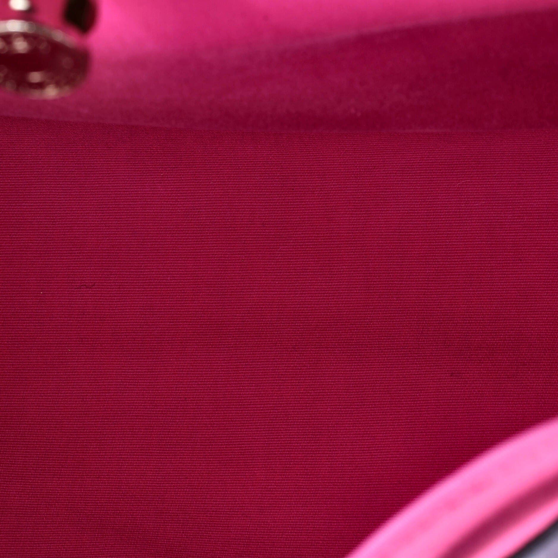 Herbag Zip Leather and Toile 39, Alternate, color, Pink