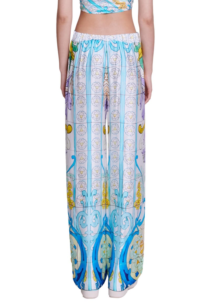 Pezaique Wide Leg Pants, Alternate, color, BLUE PRINT MOZAIC