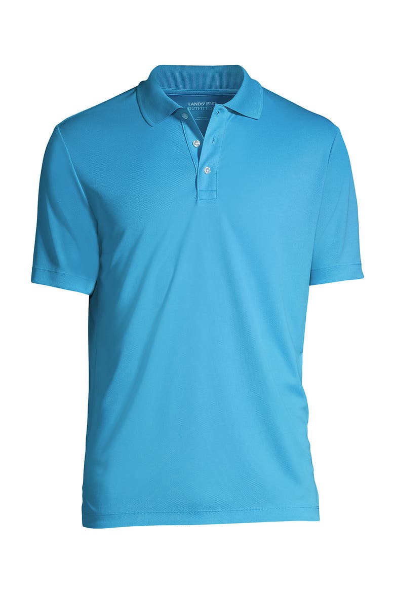 Short Sleeve Solid Active Polo Shirt, Alternate, color, Dark Cobalt Blue