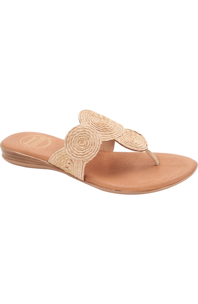 André Assous Nikky Featherweights<sup>™</sup> Flip Flop, Main, color, Natural