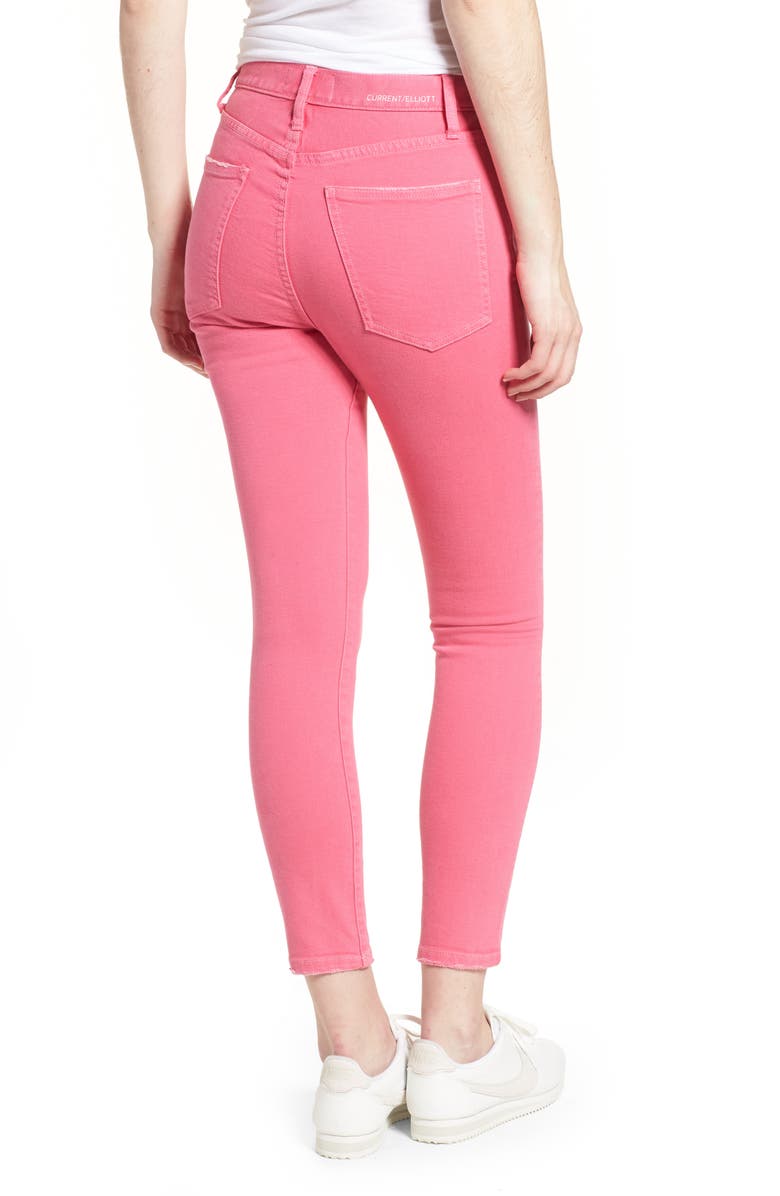 Current/Elliott The Ultra High Waist Ankle Skinny Jeans, Alternate, color, 
