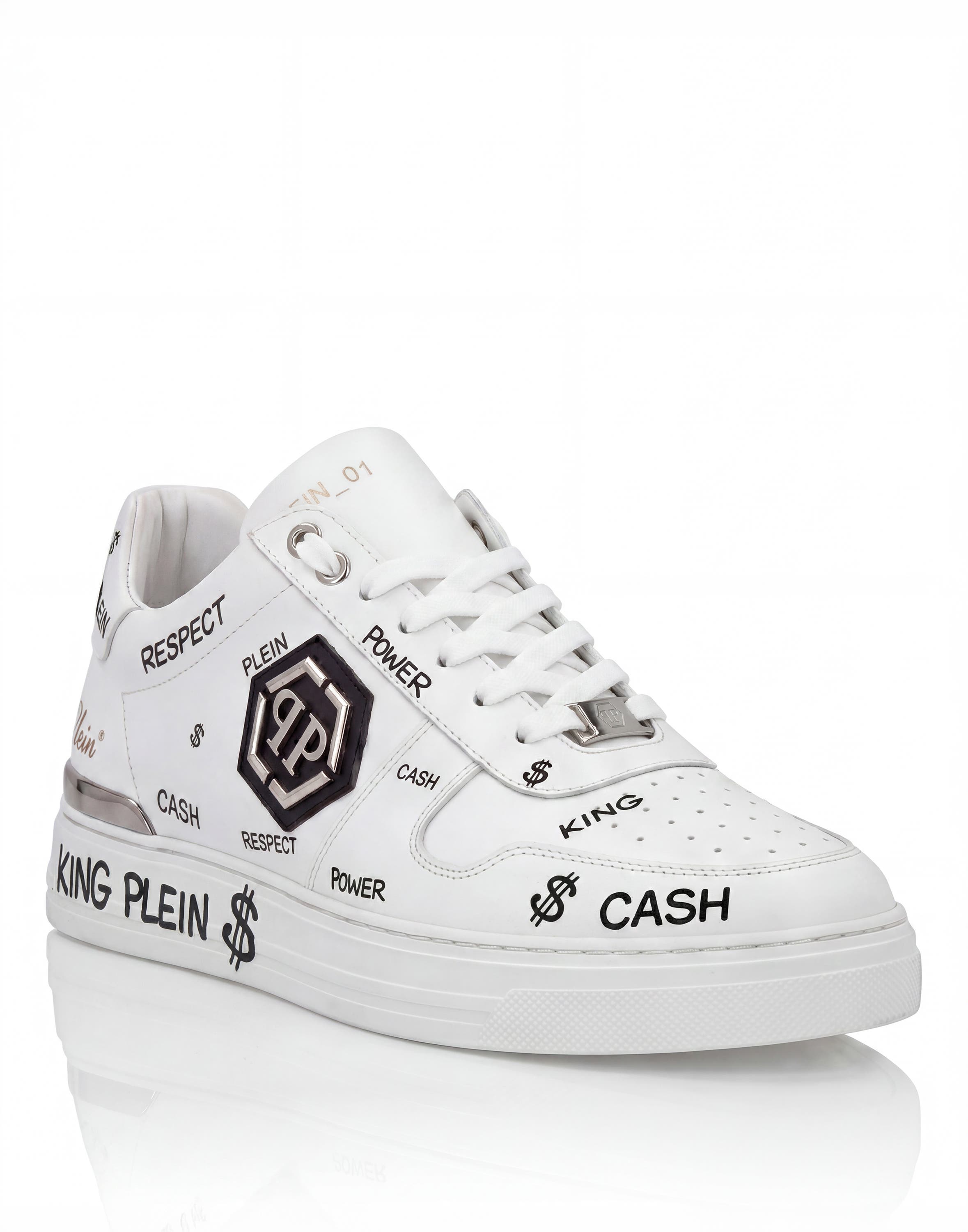 Sneakers T-Rex 01 Graffiti Unisex, Main, color, white