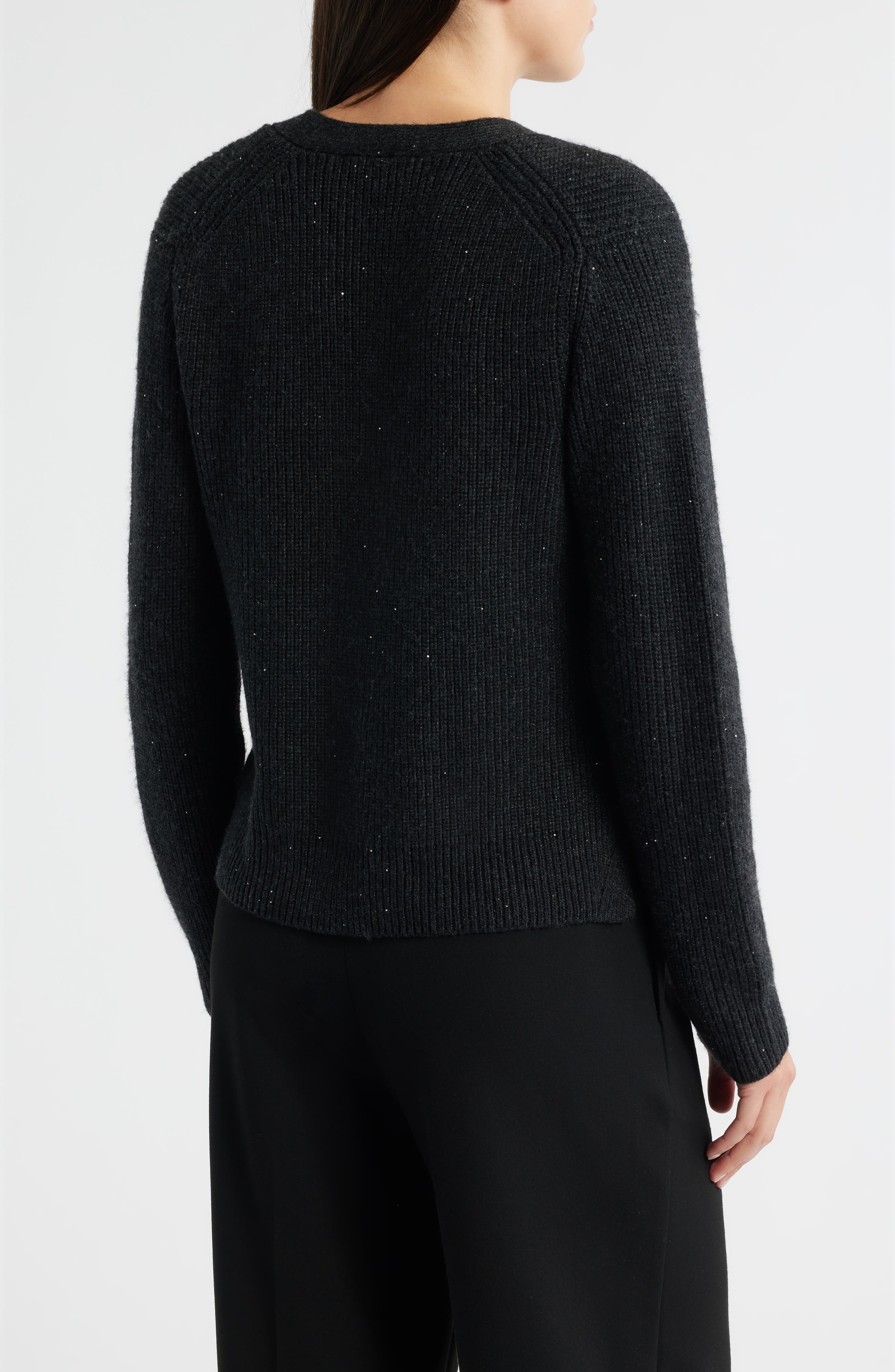 Eddie Metallic Glitter Cardigan - image 2