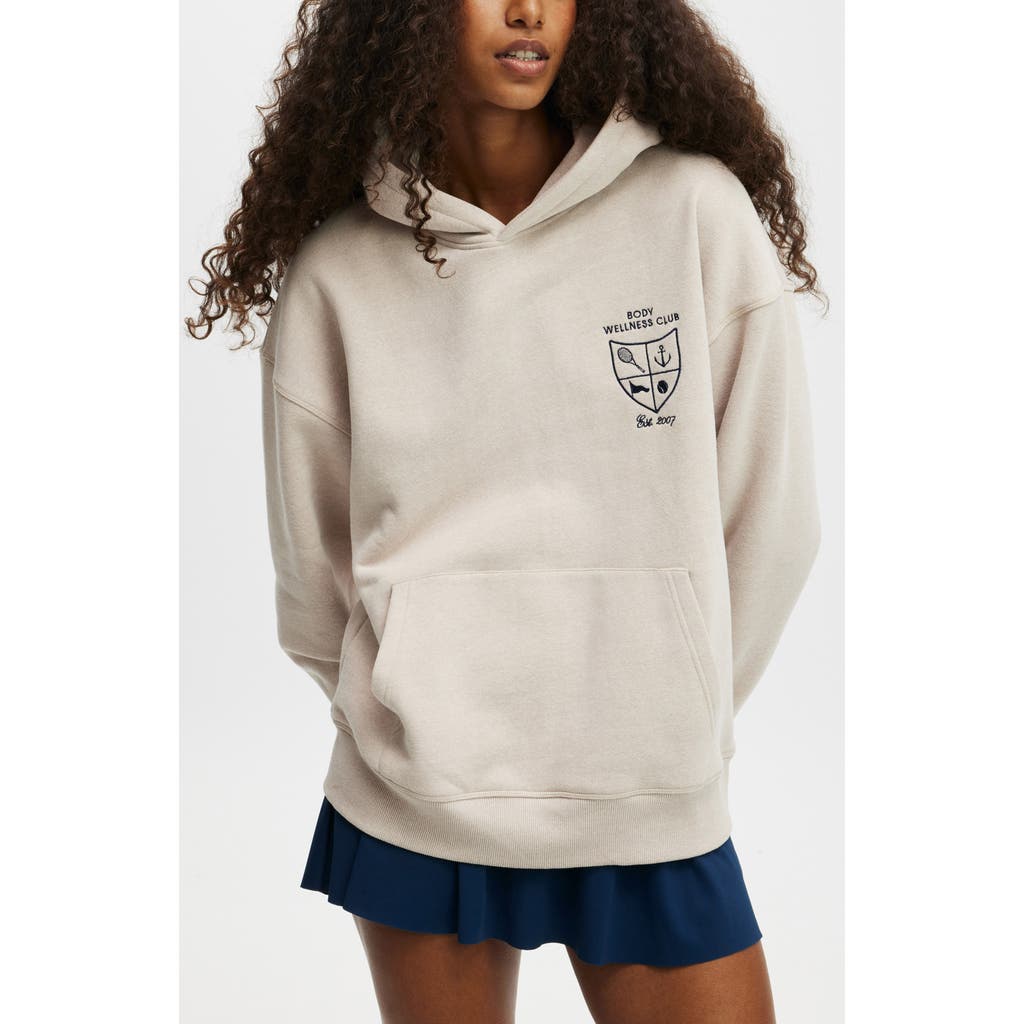 COTTON ON BODY ACTIVE PLUSH PREMIUM GRAPHIC HOODIE