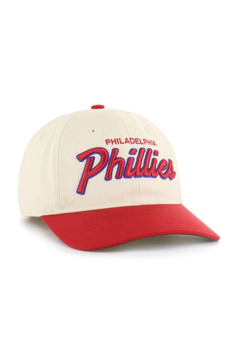Men's '47 Natural Philadelphia Phillies Crosstown Franchise Fitted Hat, Alternate, color, Natural