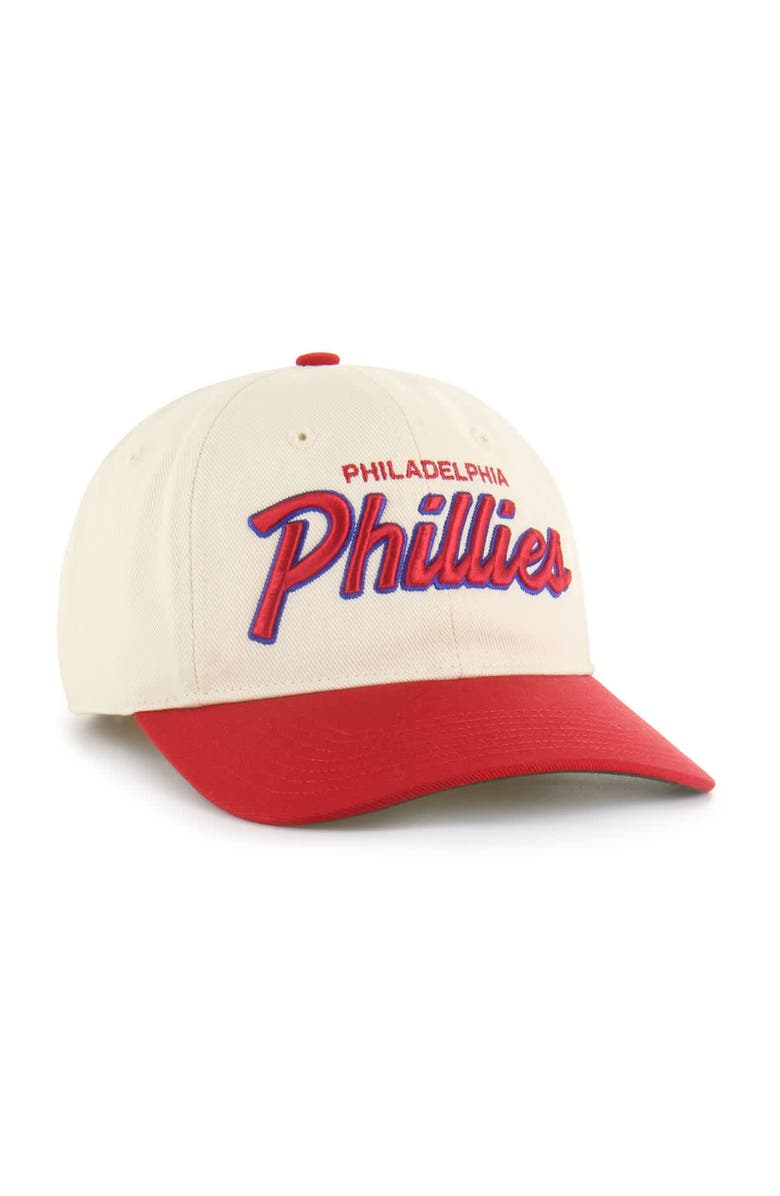 '47 Men's '47 Natural Philadelphia Phillies Crosstown Franchise Fitted Hat, Alternate, color, Natural