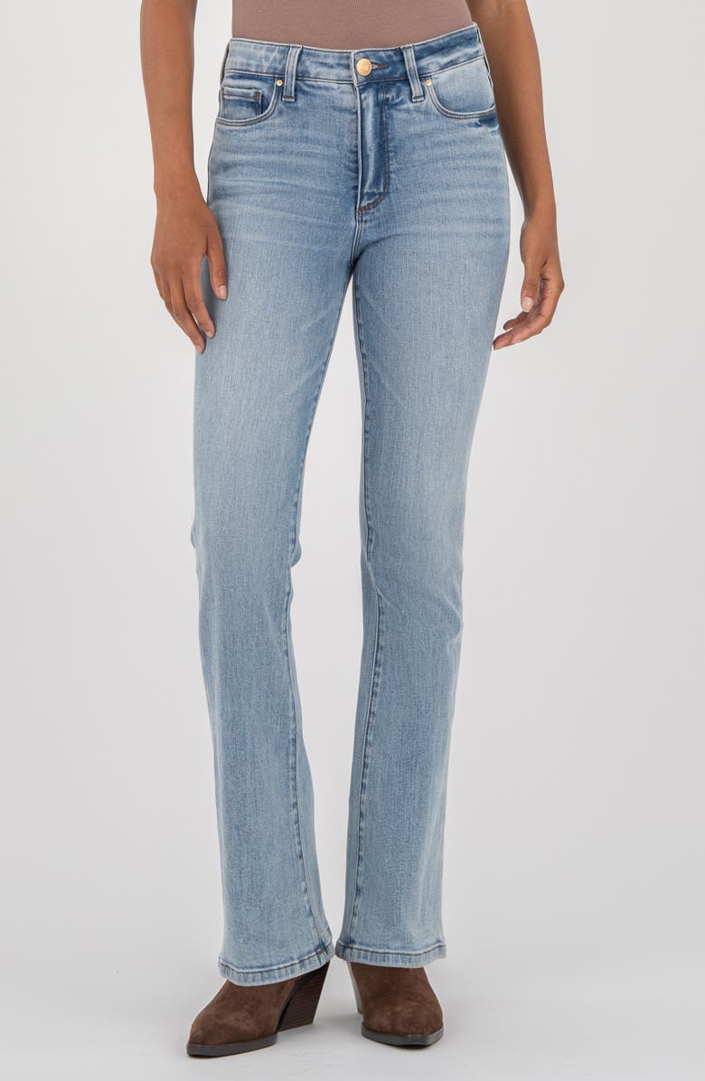 KUT from the Kloth Ana Fab Ab Mid Rise Flare Jeans, Main, color, Donate