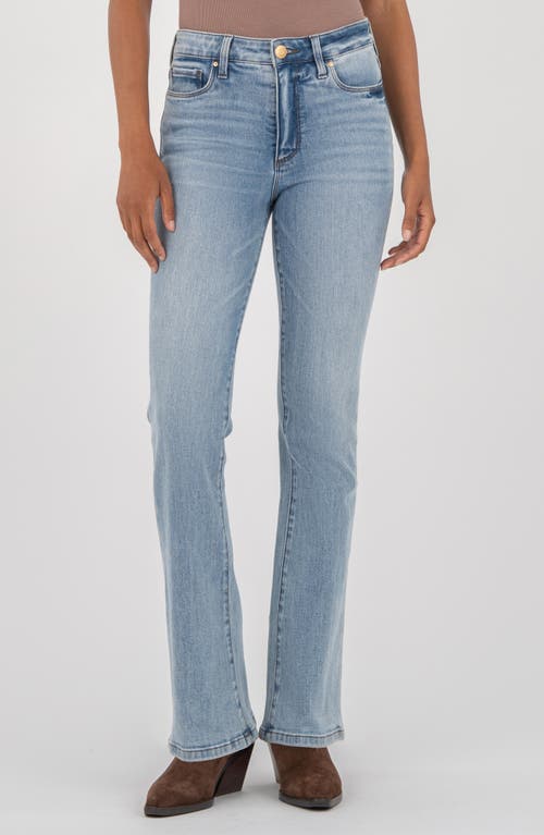 Kut From The Kloth Ana Fab Ab Mid Rise Flare Jeans In Blue