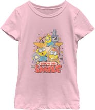 Minions & Monsters Girl's Minions & Monsters Show Me That Smile Graphic T-Shirt