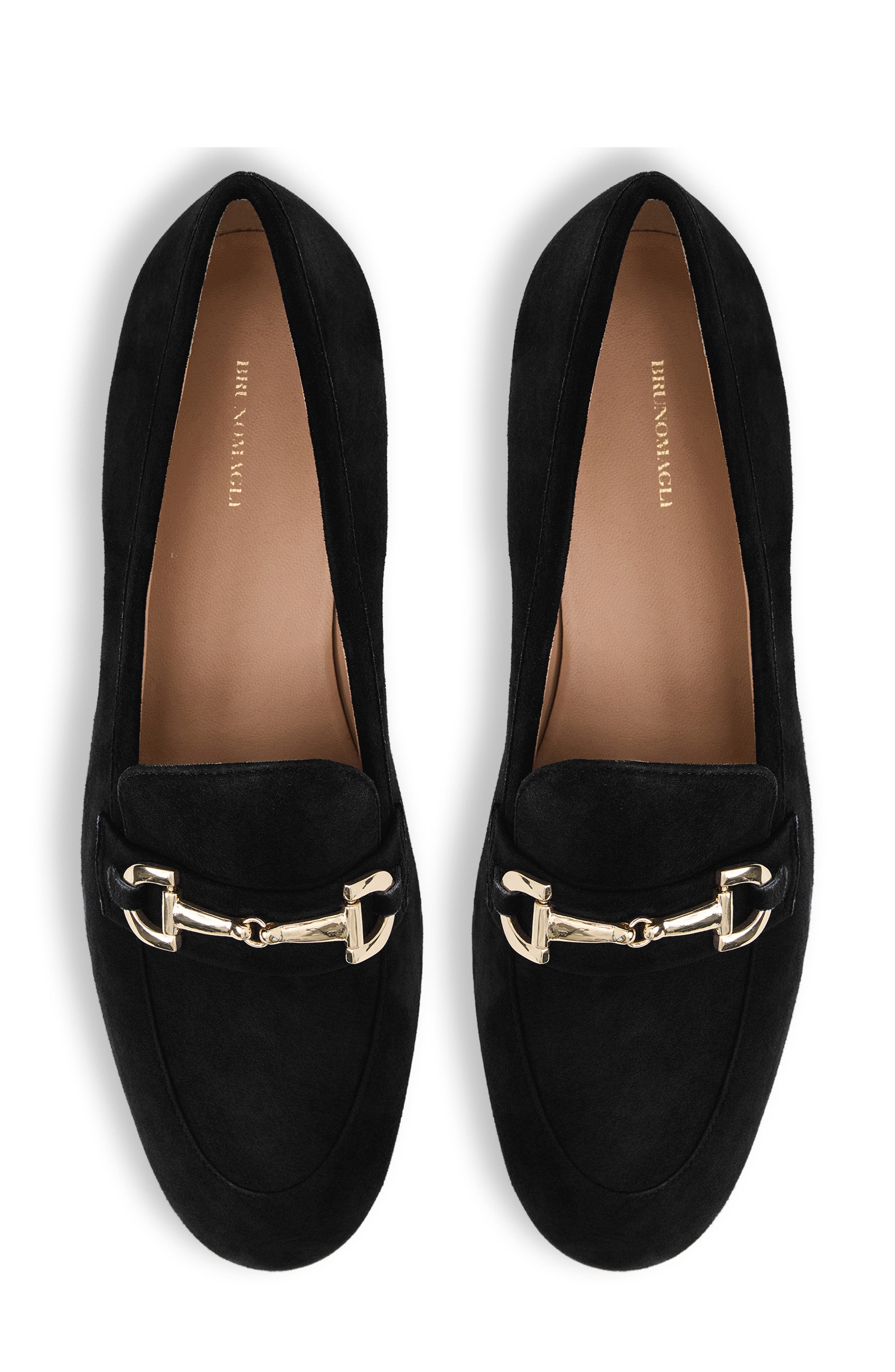 Lumera Bit Loafer, Alternate, color, BLACK SUEDE