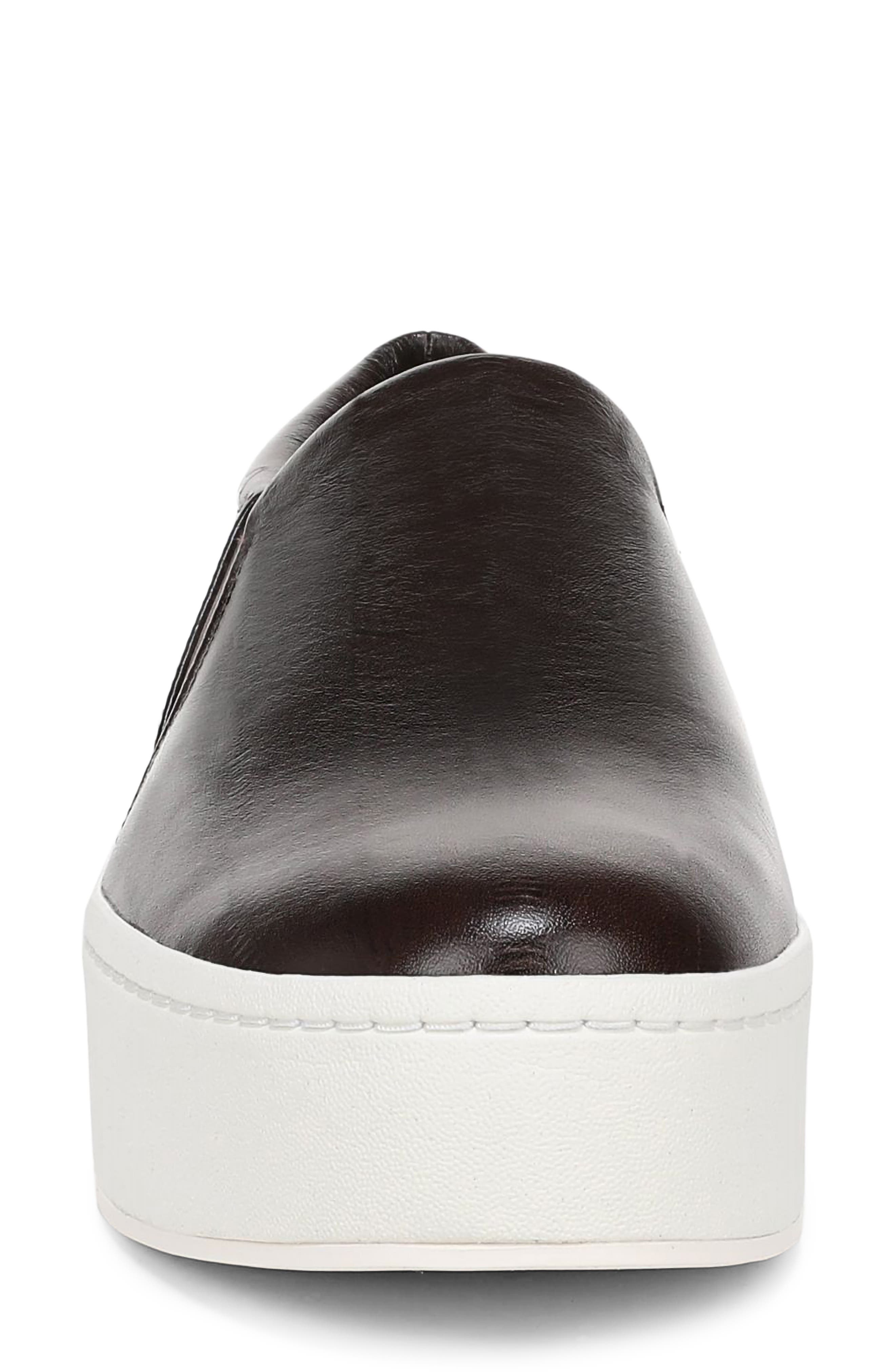 Vince Warren Platform Slip-On Sneaker, Alternate, color, Ganache