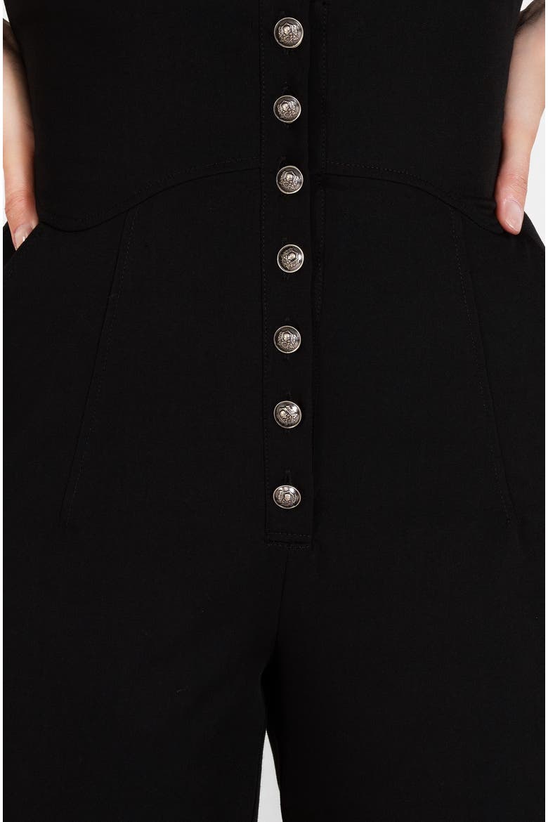 Alicia Tailored Suspender Jumpsuit, Alternate, color, Black
