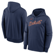 Nike Men's Nike Navy Detroit Tigers Primary Wordmark Therma Hoodie