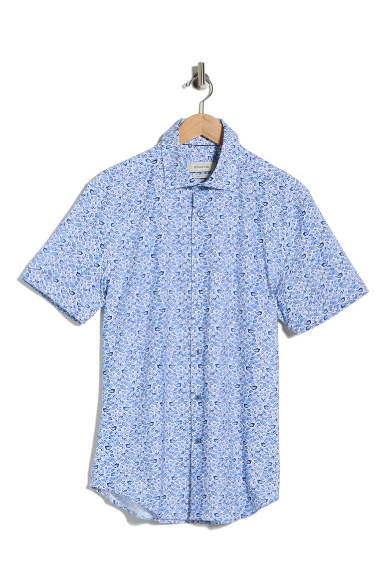 Miles OoohCotton® Classic Blue Button-Up Shirt, Alternate, color, CLASSIC BLUE