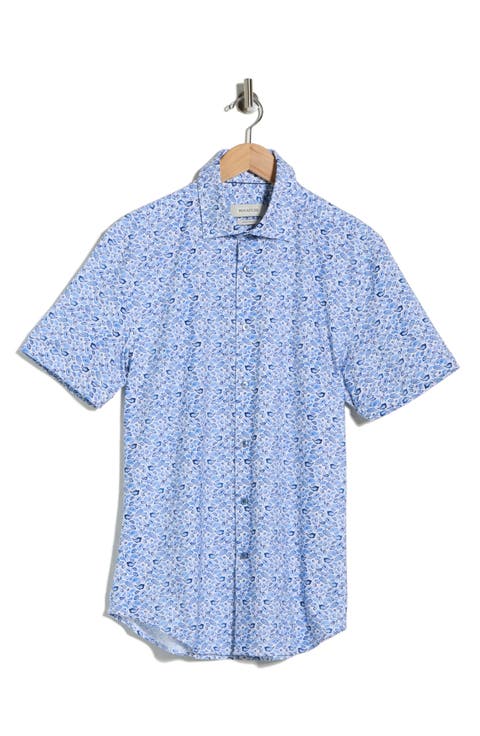 Miles OoohCotton® Classic Blue Button-Up Shirt