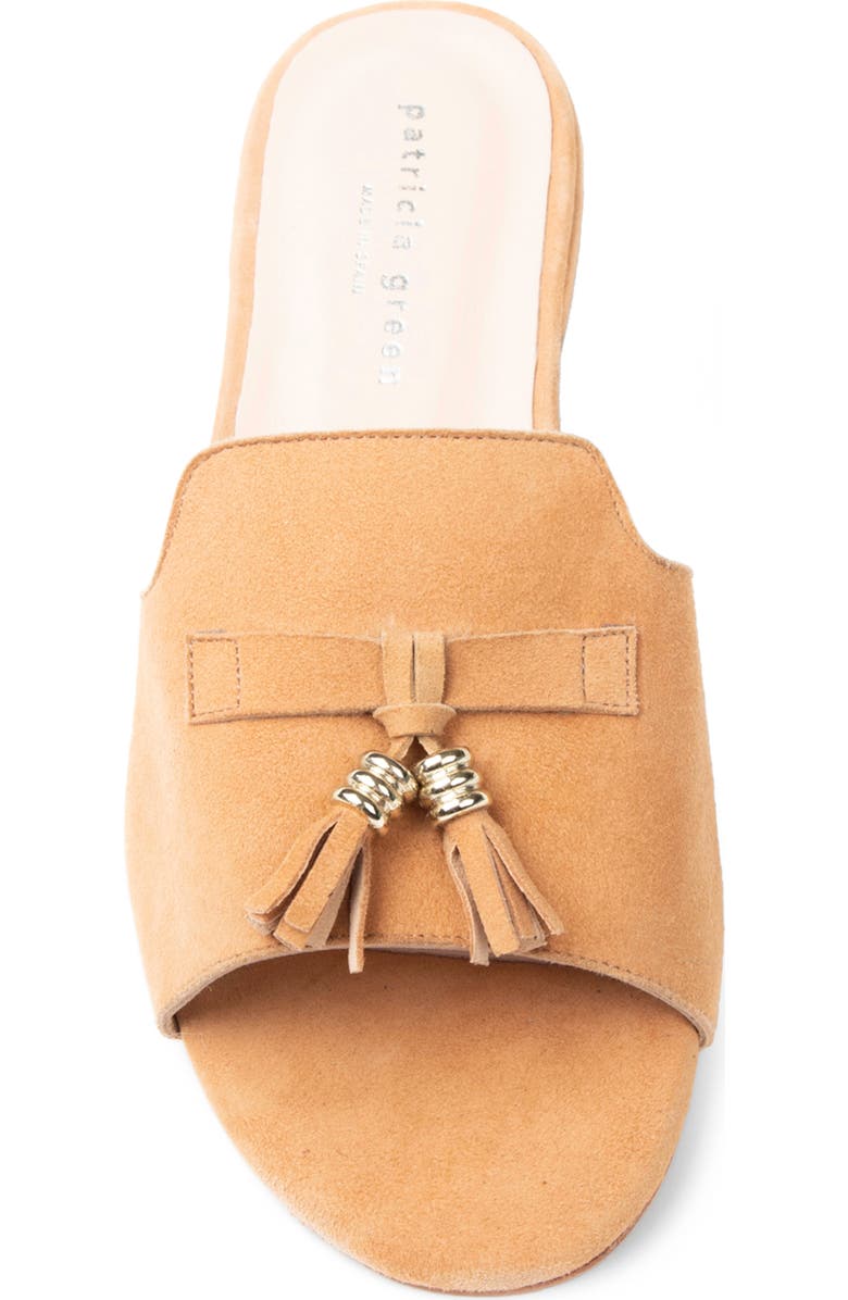 patricia green Capri Tassel Flat Slide Sandal, Alternate, color,