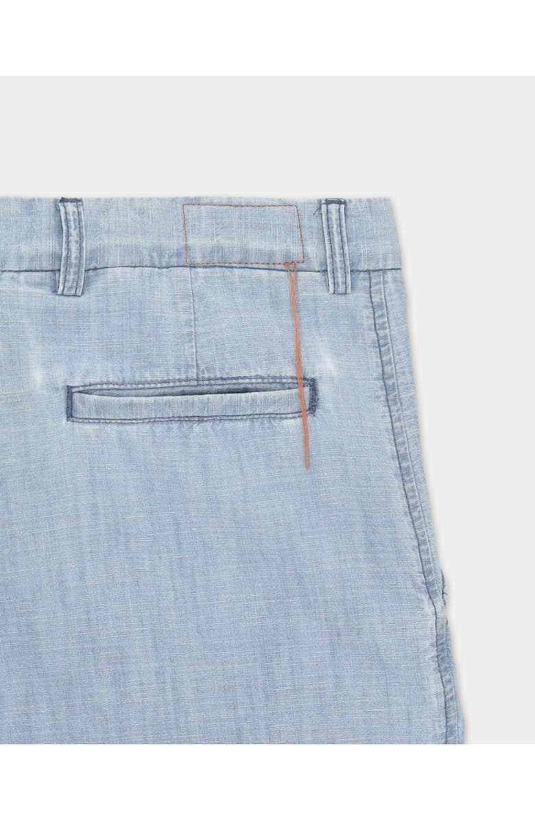 Fortela Jelene Chambray Trousers, Alternate, color, Bleach Wash