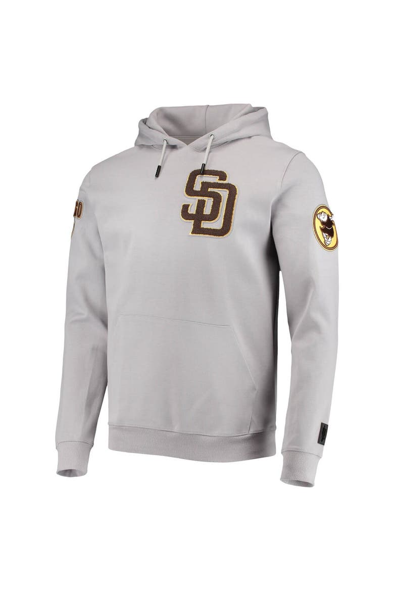Men's Pro Standard Gray San Diego Padres Team Logo Pullover Hoodie, Alternate, color, Gray