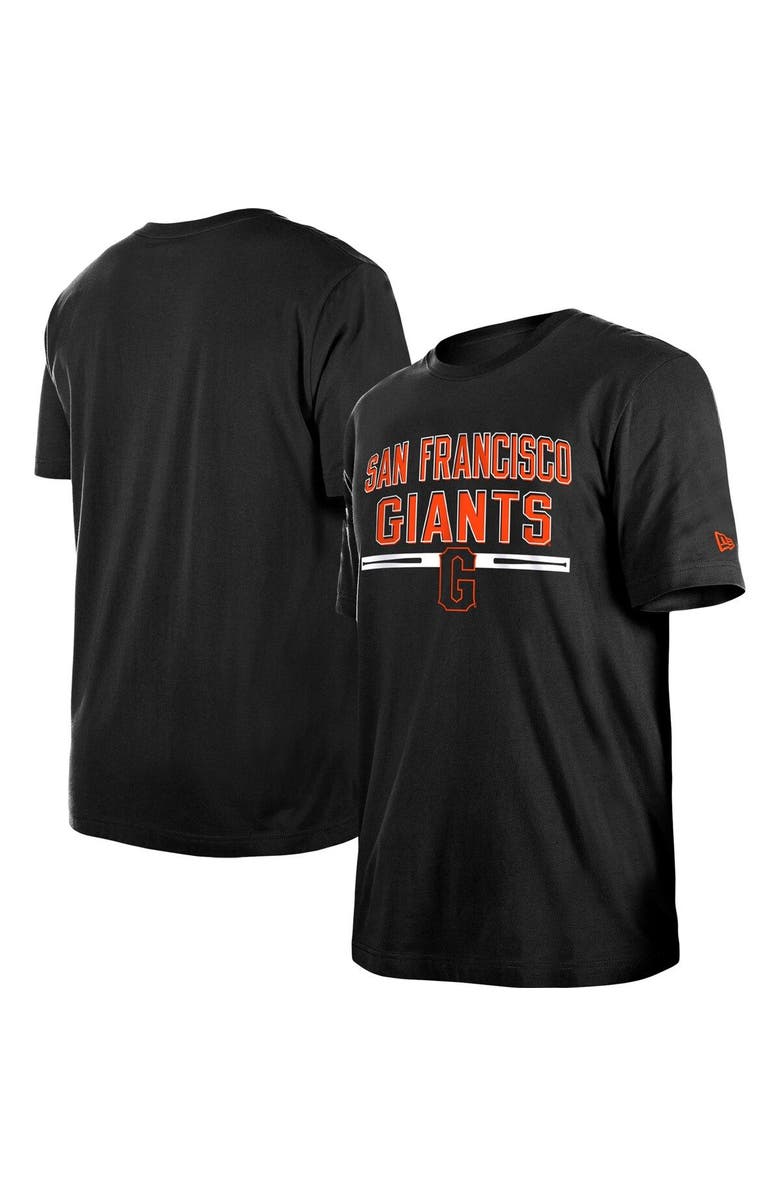 New Era Men's New Era Black San Francisco Giants Batting Practice T-Shirt, Main, color, Black