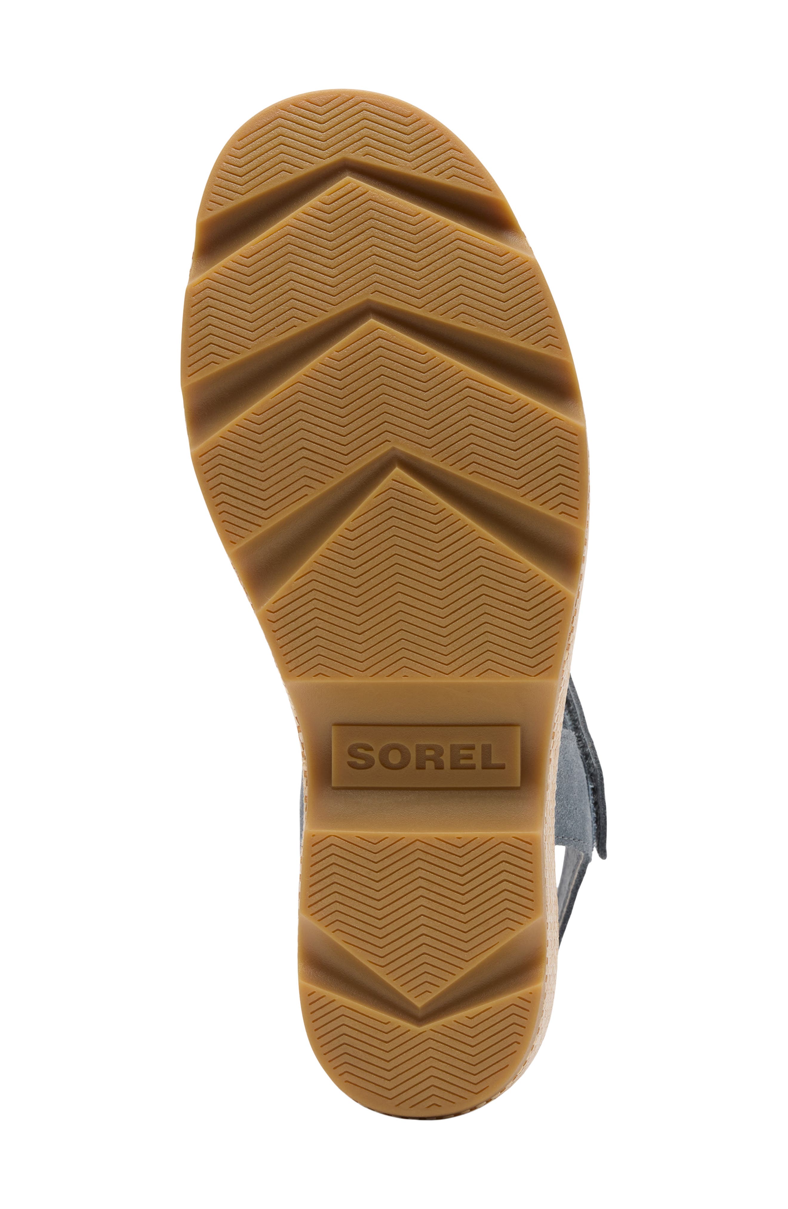 SOREL Joanie IV Y Strap Wedge Sandal, Alternate, color, Grey Ash/ Gum 16