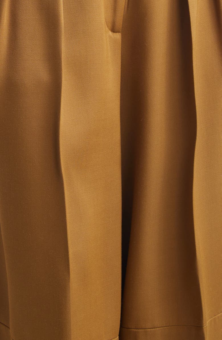 Altuzarra Dash Pleated Pants, Alternate, color, Golden Oak