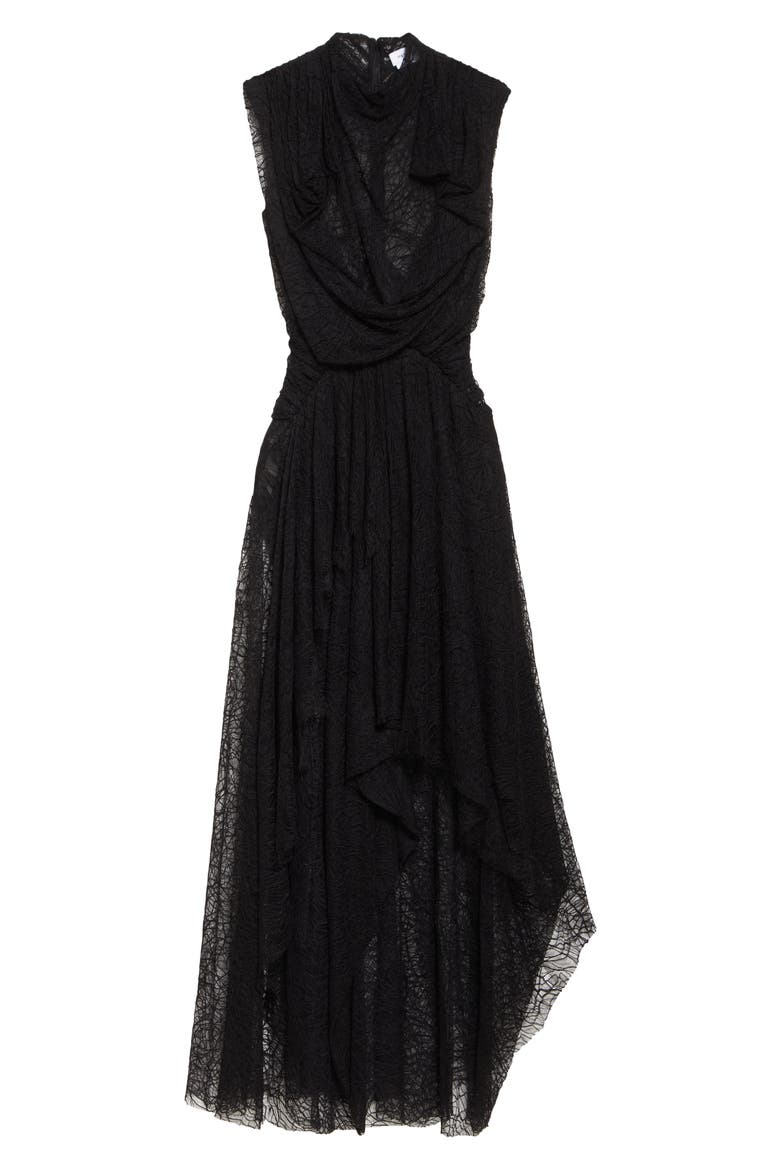 Cobweb Lace Gown, Alternate, color, BLACK