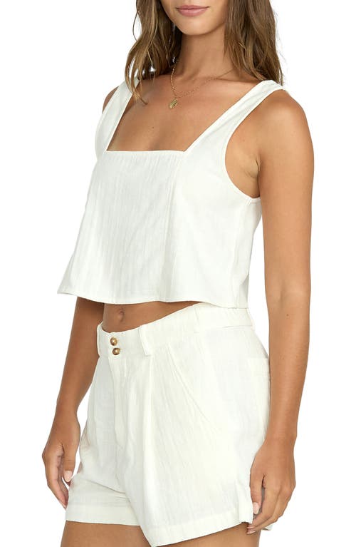 Billabong Open Skies Woven Tank In Salt Crystal In Gray
