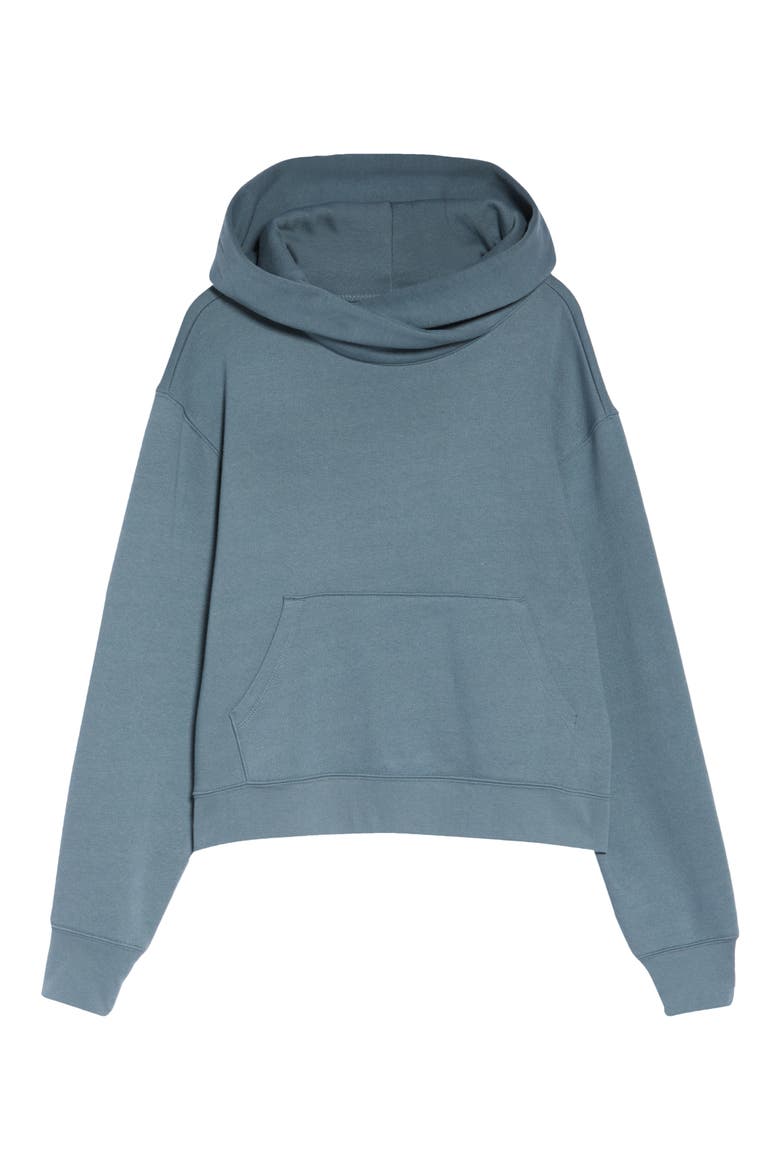 Cali Fleece Hooded Sweatshirt, Alternate, color, BLUE WEATHER